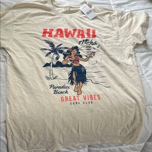 Mens Hawaii Aloha Graphic T-Shirt
